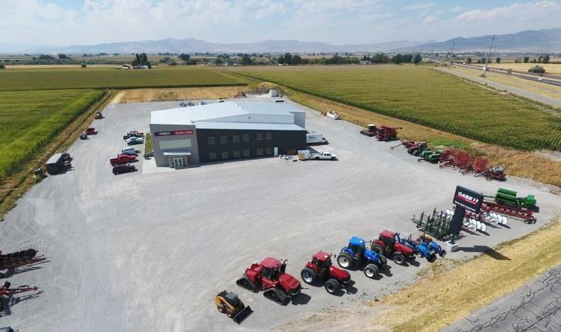 Commercial Steel Building Elwood Utah Cache Valley Aerial